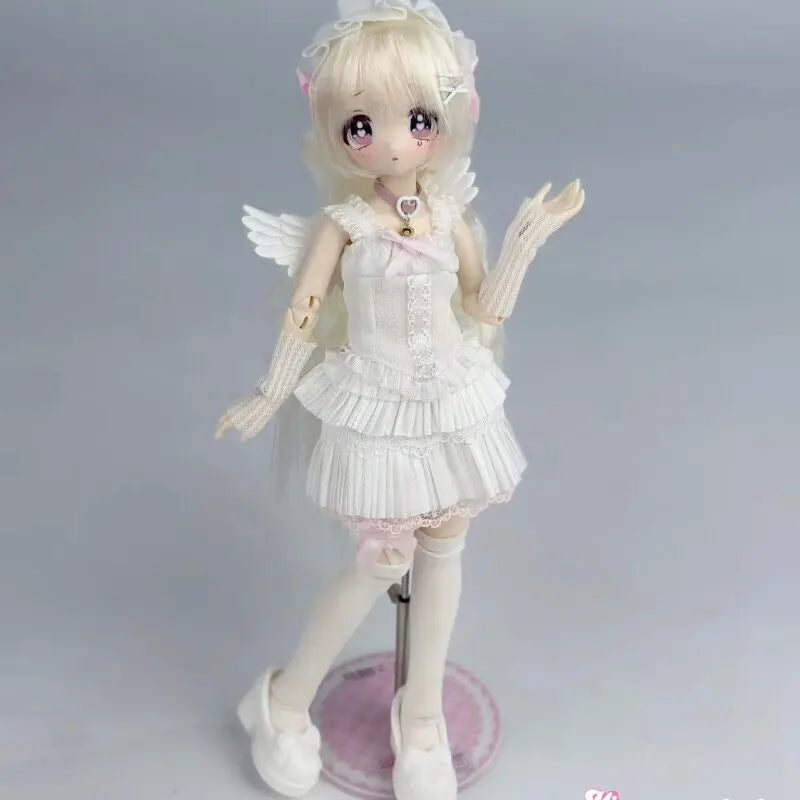 Don'T Touch My Bangs Series Smart Doll 1/6 Bjd Blind Box Ball Jointed Doll Mystery Box With Hair Figures Model Toy Diy Pose