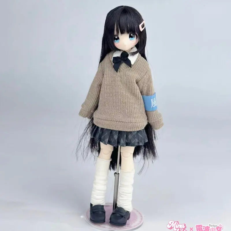Don'T Touch My Bangs Series Smart Doll 1/6 Bjd Blind Box Ball Jointed Doll Mystery Box With Hair Figures Model Toy Diy Pose