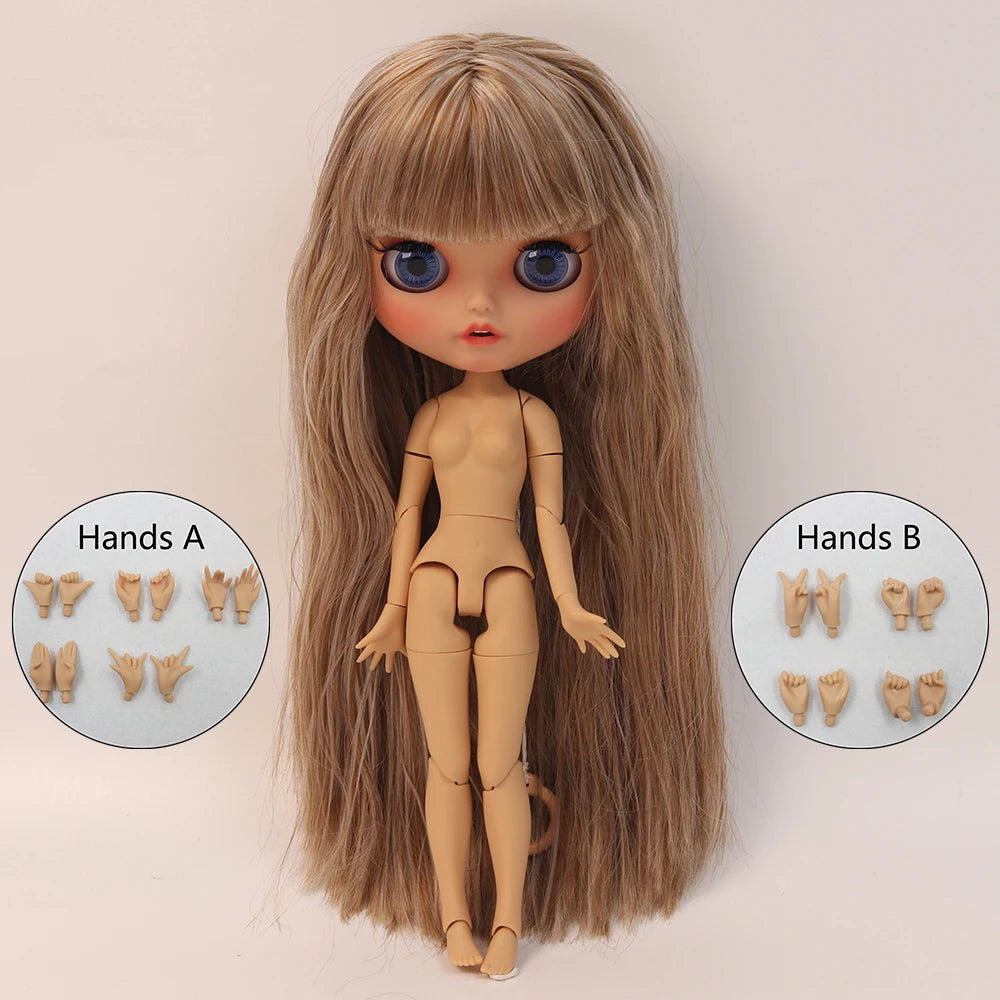 ICY DBS blyth doll 1/6 BJD Joint body Tan skin Matte Face 30cm on sale special price toy gift Anime Girl SD