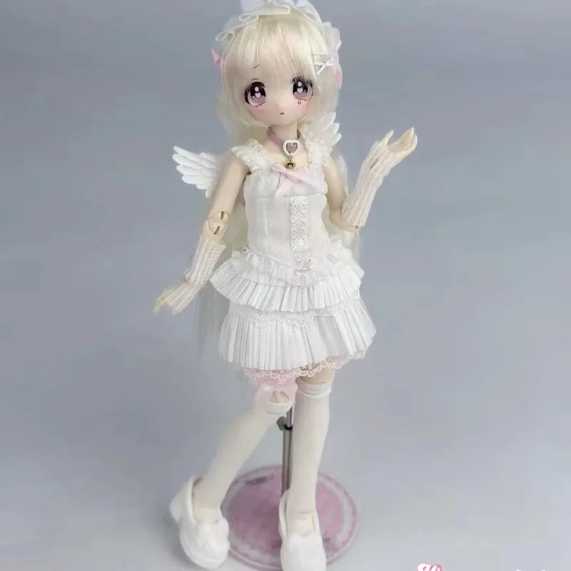 Don'T Touch My Bangs Series Smart Doll 1/6 Bjd Blind Box Ball Jointed Doll Mystery Box With Hair Figures Model Toy Diy Pose