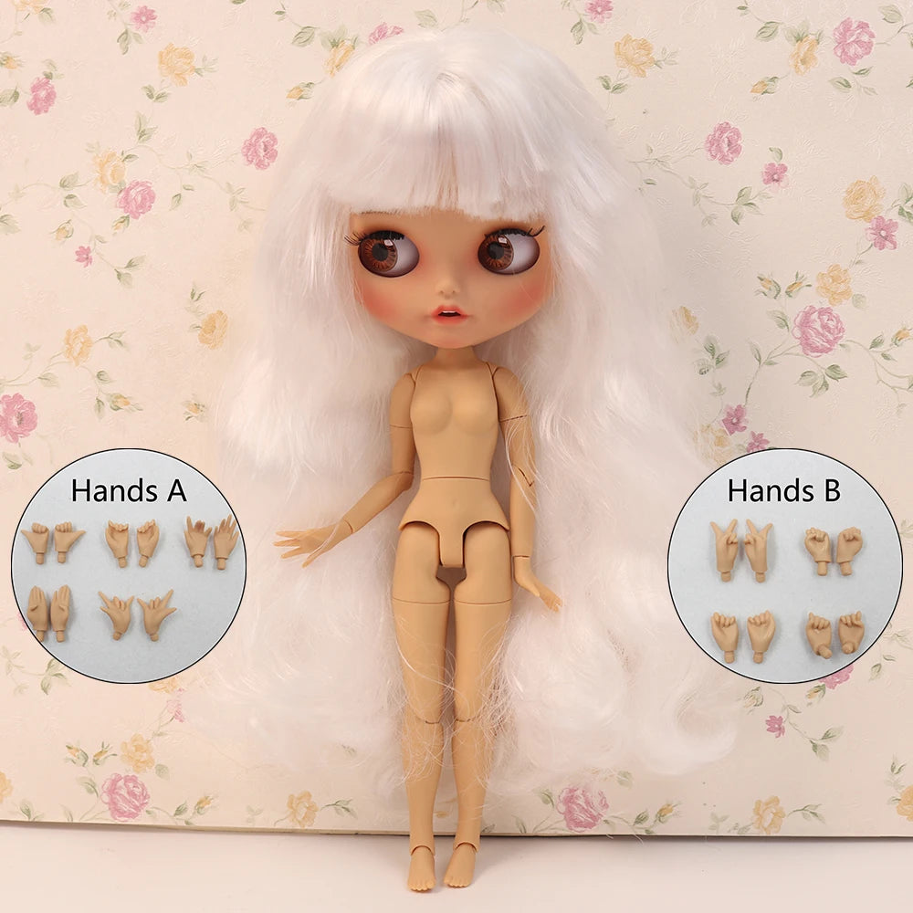 ICY DBS blyth doll 1/6 BJD Joint body Tan skin Matte Face 30cm on sale special price toy gift Anime Girl SD