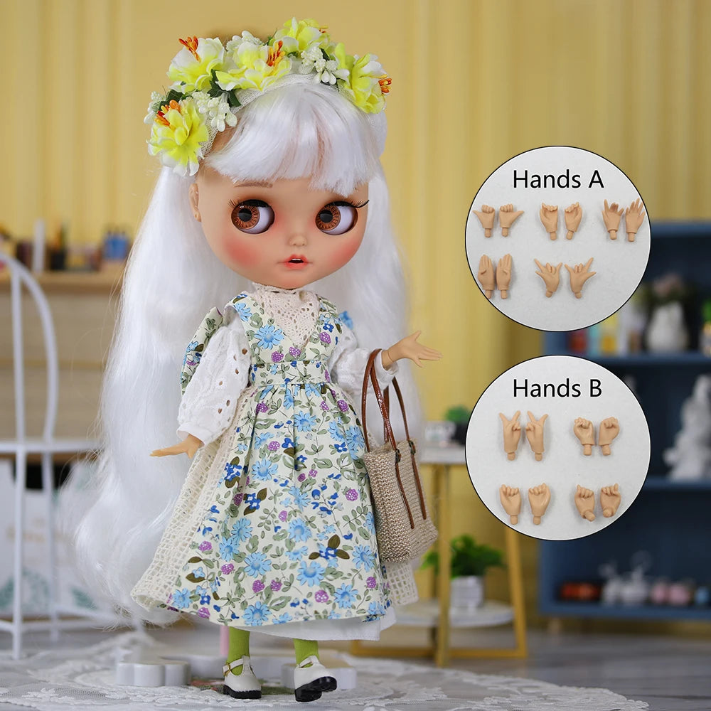 ICY DBS blyth doll 1/6 BJD Joint body Tan skin Matte Face 30cm on sale special price toy gift Anime Girl SD
